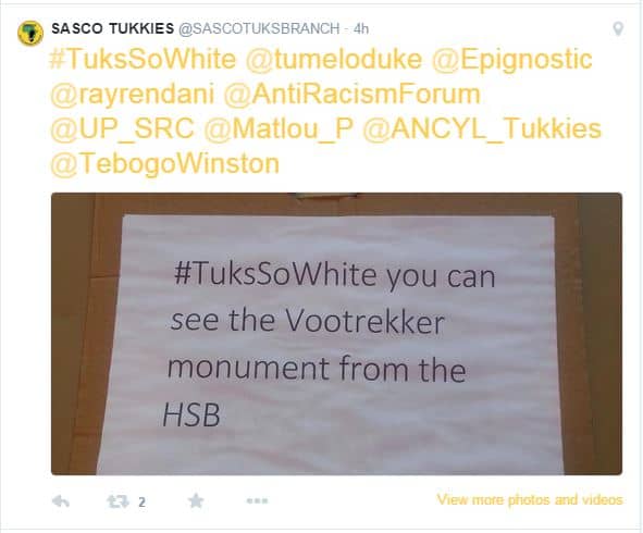 AfriForum Jeug verwerp rassehaat by Tukkies