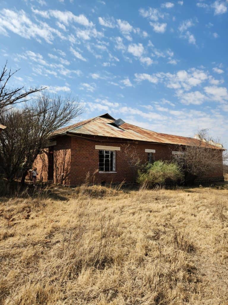 Geanker in Suid-Afrikaanse grond