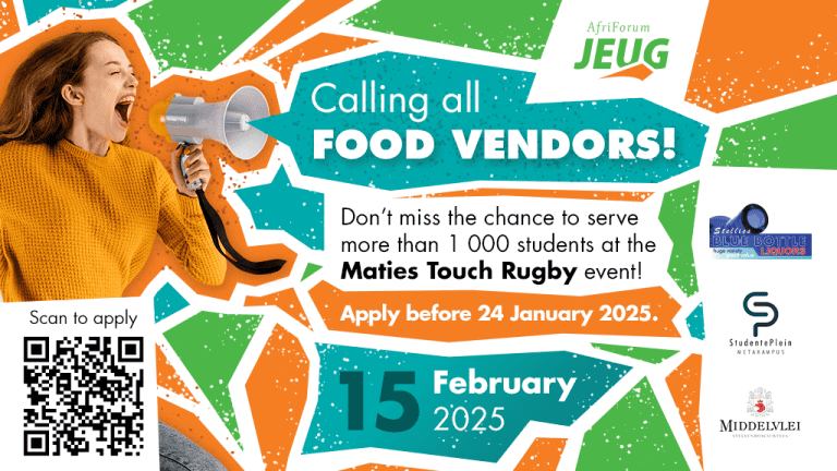 Maties Touch Rugby vendors