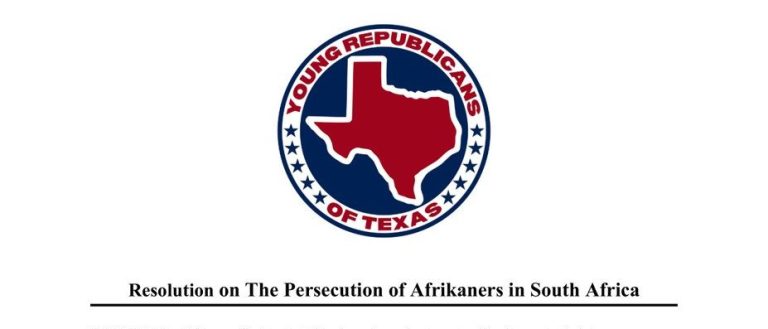 AfriForum Jeug verwelkom Young Republicans of Texas se resolusie oor Afrikanergemeenskap