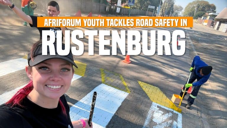 AfriForum Youth branch tackles road safety at Laerskool David Brink