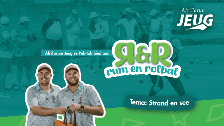 AfriForum Jeug se Puk-tak bied aan Rum en rolbal